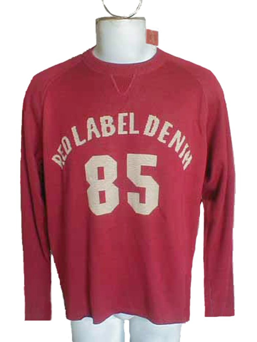 NEW Vintage Tommy Hilfiger Couture Sweater Red Label Big Lettering Made in Italy